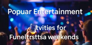 Eğlenceli Gece ve Hafta Sonları İçin Popüler Eğlence Aktiviteleri Popular Entertainment Activities for Fun Nights and Weekends