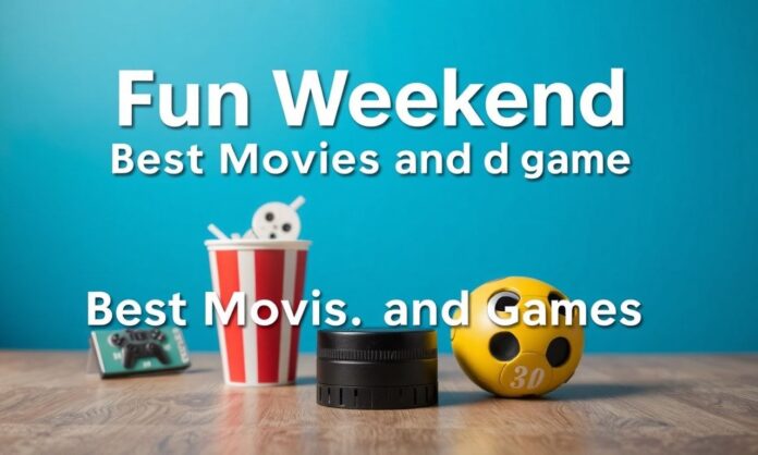 Fun Weekend: Best Movies, Music, and Games