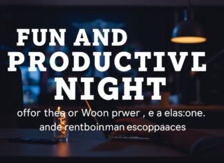 Eğlenceli ve Üretken Gece: Evden Çalışma ve Eğlence Deneyimleri Fun and Productive Night: Remote Work and Entertainment Experiences