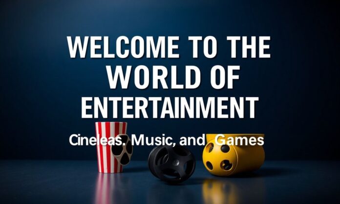 Welcome to the World of Entertainment: Cinema, Music, and Games