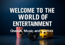 Eğlencenin Dünyasına Hoş Geldiniz: Sinema, Müzik ve Oyunlar Welcome to the World of Entertainment: Cinema, Music, and Games