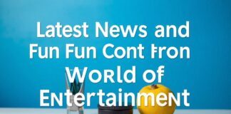 Eğlencenin Dünyasından Güncel Haberler ve Eğlenceli İçerikler Latest News and Fun Content from the World of Entertainment