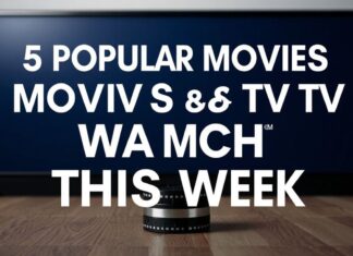 Bu Hafta Mutlaka İzlemeniz Gereken 5 Popüler Film ve Dizi 5 Popular Movies and TV Shows You Must Watch This Week