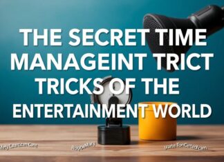 Eğlence Dünyasının Gizli Zaman Yönetimi Sırları The Secret Time Management Tricks of the Entertainment World
