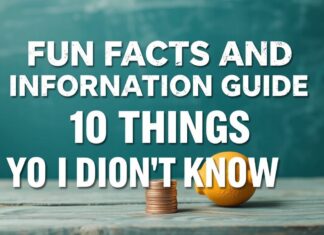 Eğlenceli Gerçekler ve Bilgi Rehberi: Bilmediğiniz 10 Şey Fun Facts and Information Guide: 10 Things You Didn't Know